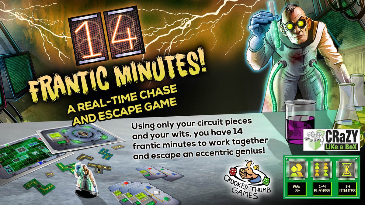 Frantic Computer Game Box 14 Frantic Minutes (Print and Play) – Crazy Like a Box / Board Game ...