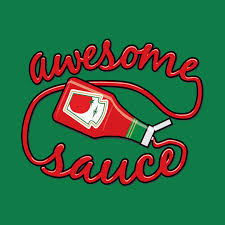 Awesome Sauce spelled out